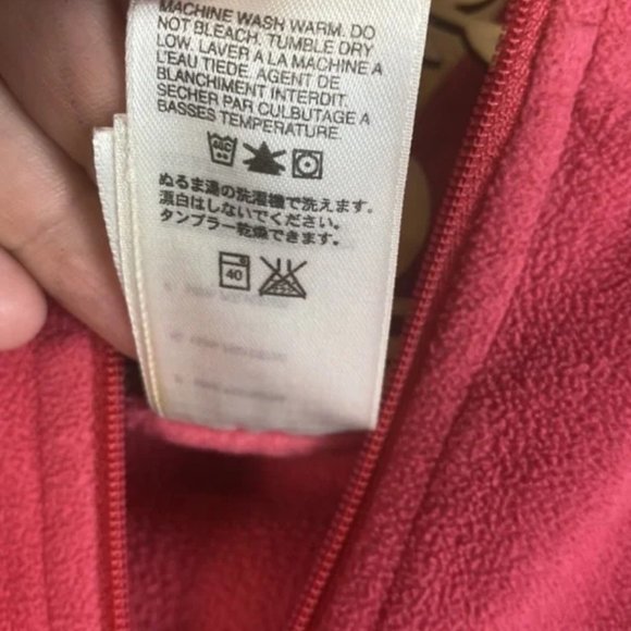 The North Face Hot Pink TKA Glacier ¼ Zip fleece  Large L - Picture 8 of 9